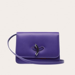 Little Liffner Maccheroni Donna Borsa a Tracolla Viola | 8256-KLQDI