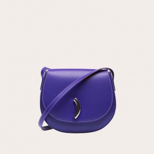 Little Liffner Maccheroni Donna Borse Da Sella Viola | 7531-YJVFR