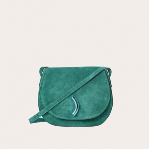 Little Liffner Maccheroni Suede Donna Borse Da Sella Verde Acqua | 1967-BZIPU