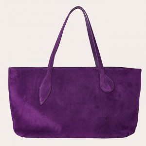 Little Liffner Mega Sprout Suede Donna Tote Viola | 6025-WDYLT