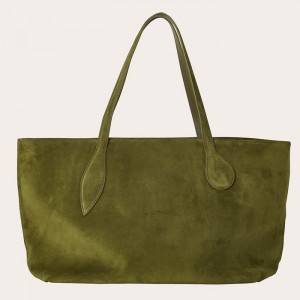 Little Liffner Mega Sprout Suede Donna Tote Verde Oliva | 2907-AQTKD