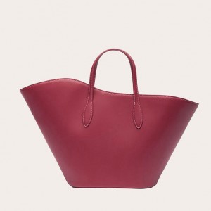 Little Liffner Open Tulip Medium Donna Tote Rosse | 3470-NBAIT