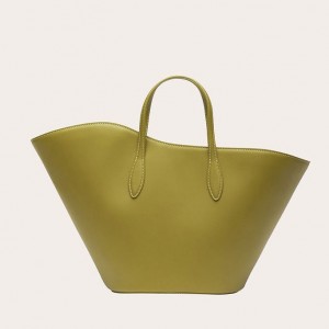 Little Liffner Open Tulip Medium Donna Tote Verde Oliva | 3790-QVEYX