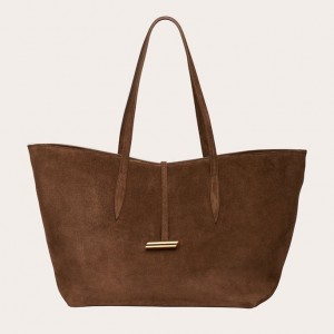 Little Liffner Penne Suede Donna Tote Marroni | 3412-LKYRB