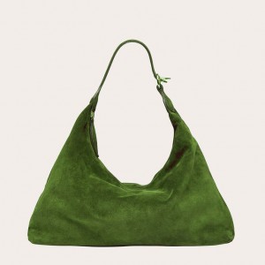 Little Liffner Pillow Suede Donna Borsa a Tracolla Verdi Chiaro | 0975-MKNEV