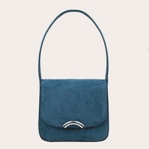 Little Liffner Rainbow Suede Donna Tote Blu | 4591-PITMO