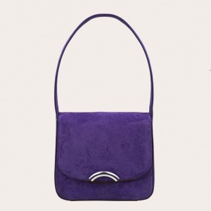 Little Liffner Rainbow Suede Donna Tote Viola | 4861-JRMOL