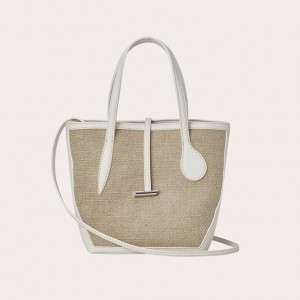 Little Liffner Sprout Mini Donna Tote Beige | 5327-VQFEN