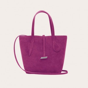 Little Liffner Sprout Mini Suede Donna Tote Rosa | 9587-XYGWC