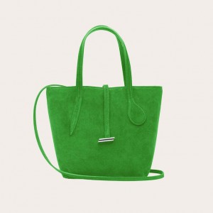 Little Liffner Sprout Mini Suede Donna Tote Verdi | 8962-XBKMJ