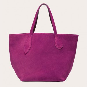 Little Liffner Sprout Suede Donna Tote Rosa | 7104-EHLKJ