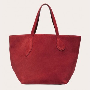 Little Liffner Sprout Suede Donna Tote Rosse | 9601-KNIHR