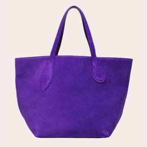 Little Liffner Sprout Suede Donna Tote Viola | 7365-LBMJI