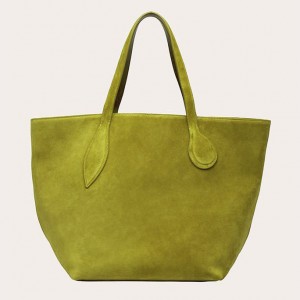 Little Liffner Sprout Suede Donna Tote Verde Oliva | 0132-JSGAU