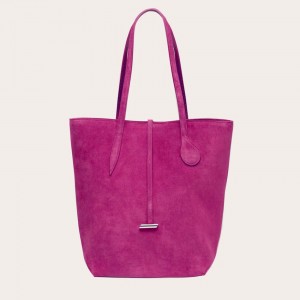 Little Liffner Tall Sprout Suede Donna Tote Rosa | 3629-AFGQX