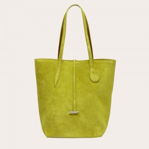 Little Liffner Tall Sprout Suede Donna Tote Verde Oliva | 0754-SPZOX