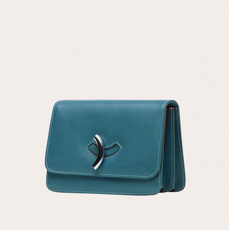 Little Liffner Maccheroni Donna Borsa a Tracolla Verde Acqua | 8561-KSOYR