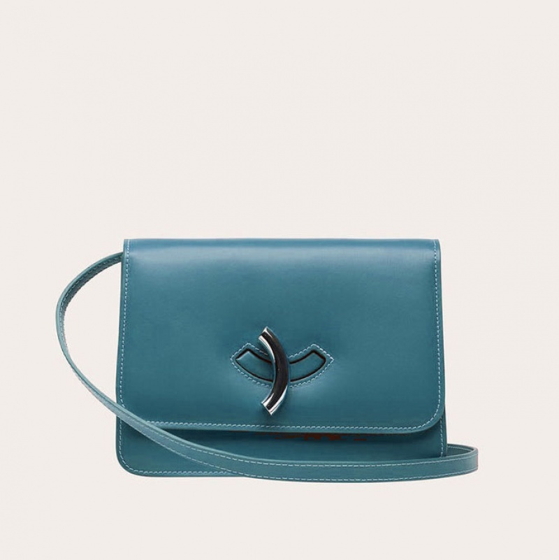 Little Liffner Maccheroni Donna Borsa a Tracolla Verde Acqua | 8561-KSOYR