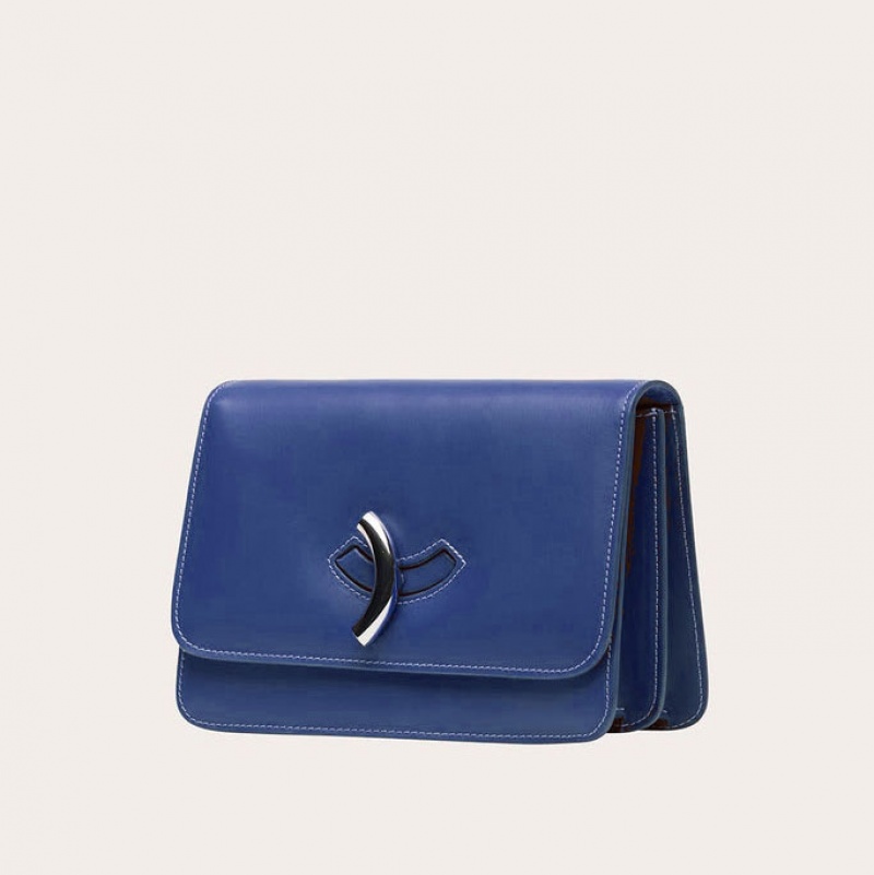 Little Liffner Maccheroni Donna Borsa a Tracolla Blu | 9524-WPSFX