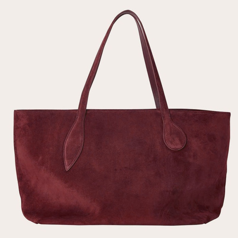 Little Liffner Mega Sprout Suede Donna Tote Rosse | 8173-RUOIX