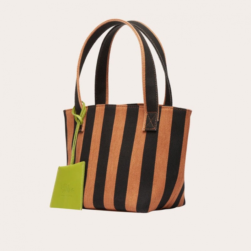 Little Liffner Mini Donna Tote Strisce | 4936-QFZXN