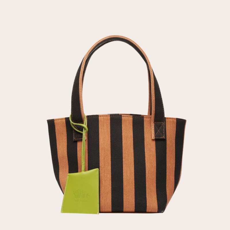 Little Liffner Mini Donna Tote Strisce | 4936-QFZXN