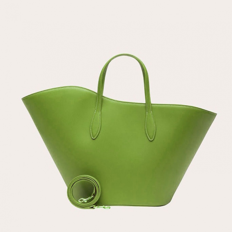 Little Liffner Open Tulip Medium Donna Tote Verdi Chiaro | 7942-UDSVY