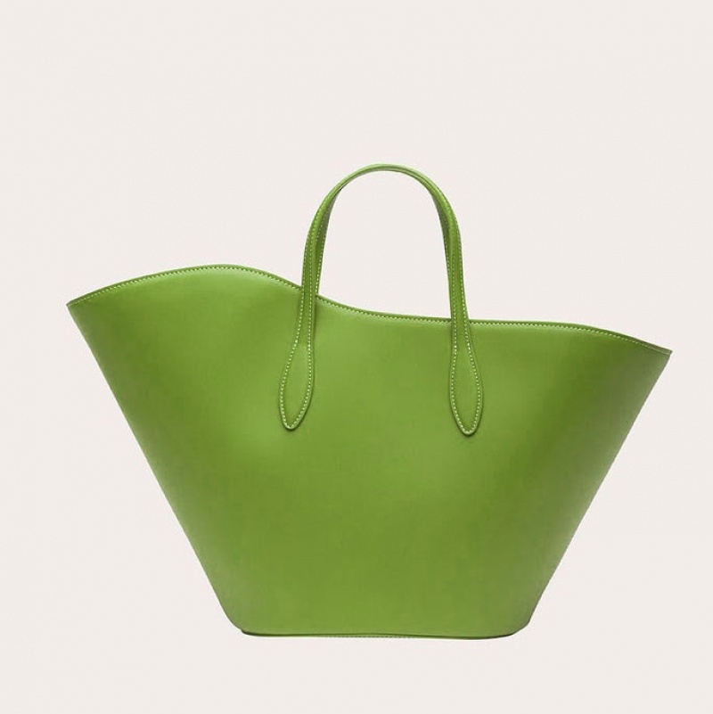 Little Liffner Open Tulip Medium Donna Tote Verdi Chiaro | 7942-UDSVY