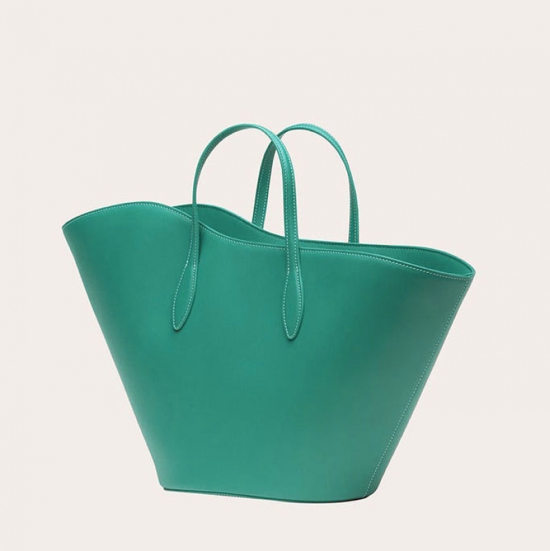 Little Liffner Open Tulip Medium Donna Tote Verde Acqua | 1963-EQABD