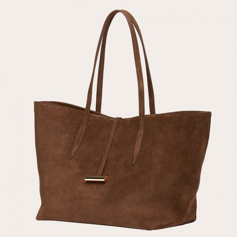 Little Liffner Penne Suede Donna Tote Marroni | 3412-LKYRB