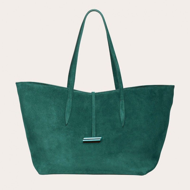 Little Liffner Penne Suede Donna Tote Verde Acqua | 8903-OYZGC