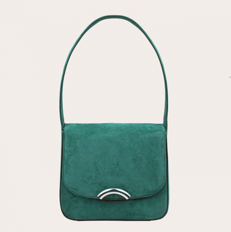 Little Liffner Rainbow Suede Donna Tote Verde Acqua | 6071-GRKYA