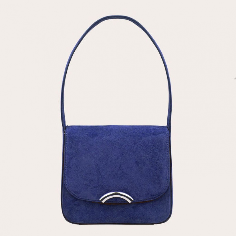 Little Liffner Rainbow Suede Donna Tote Blu Marino | 8023-TWHKF