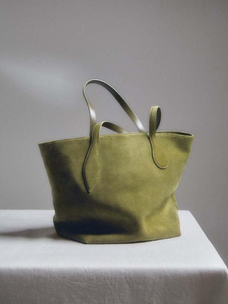 Little Liffner Sprout Suede Donna Tote Verdi | 2087-TCUKV