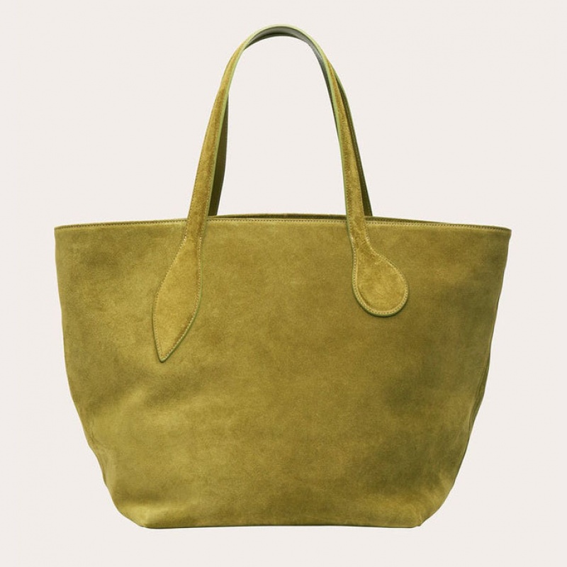 Little Liffner Sprout Suede Donna Tote Verdi | 2087-TCUKV