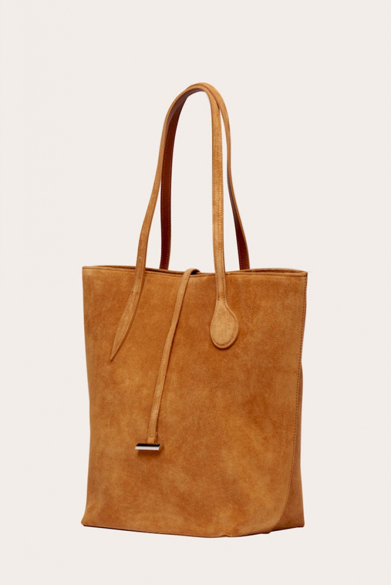 Little Liffner Tall Sprout Suede Donna Tote Marroni | 8953-HWJQC