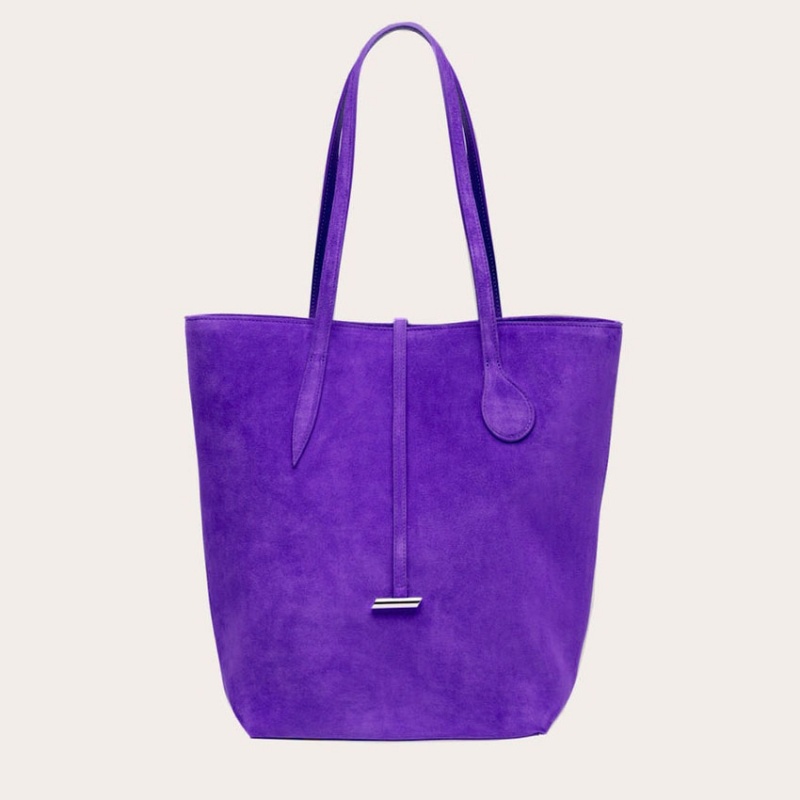 Little Liffner Tall Sprout Suede Donna Tote Viola | 6042-DOECL