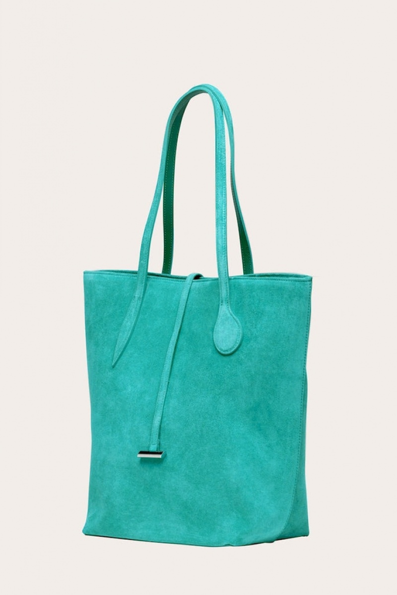 Little Liffner Tall Sprout Suede Donna Tote Verde Acqua | 8240-IYUEW