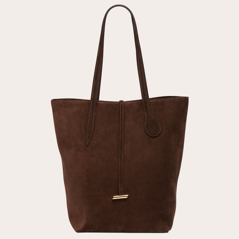 Little Liffner Tall Sprout Suede Donna Tote Marroni Scuro | 8307-QCOFY